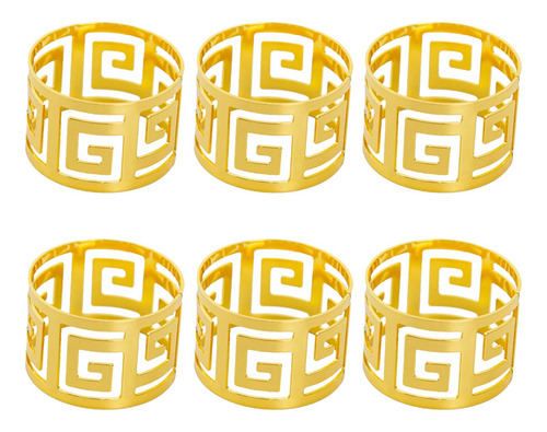 3 X 6 Uds Servilleteros Mesas De Cena Servilleteros Dorado