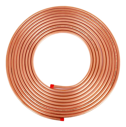 Tuberia De Cobre Flexible 7/8 Rollo 15,24 Metros