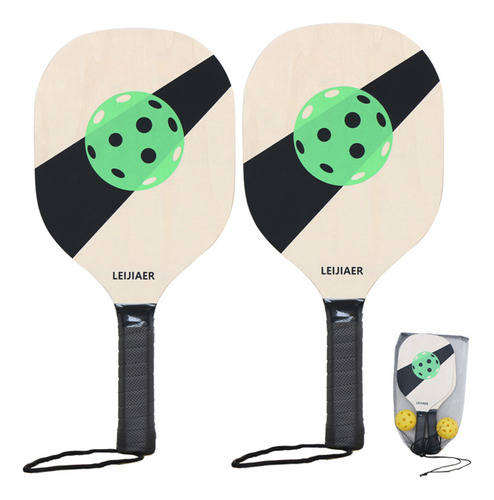 Raquetas De Pickleball De Malla Para Principiantes De Madera