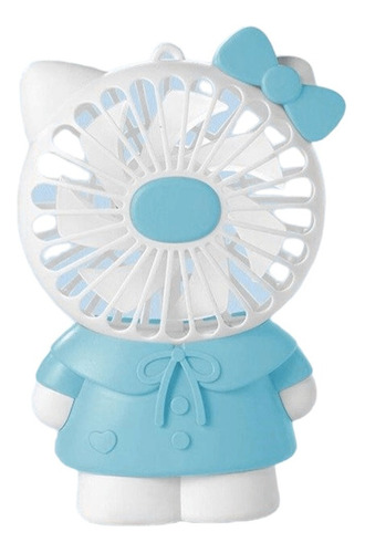 Kawail~mini Ventilador De Hello Kitty Portátil Con Carga Usb