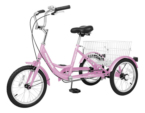 Triciclo De 16p 1 Velocidad Color Rosa Marca Lilypelle
