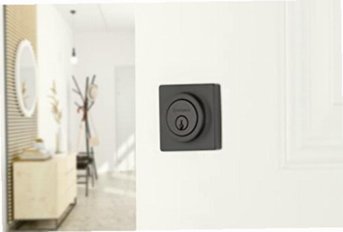 Brinks Cerrojo De Seguridad Contemporáneo De Un Solo Color Negro Mate