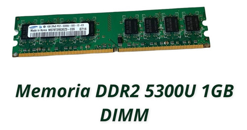 Memoria Ram Samsung Ddr2 M378t2953ez3-ce6 1gb