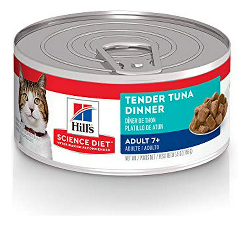 Comida Húmeda Gato Adulto 7+, Atún Tierno, 5.5 Oz, 