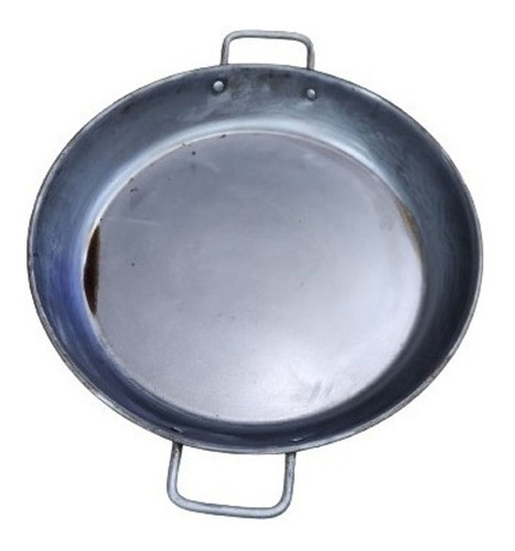 Paellera De Chapa Olla Con Asa Aluminio Cocina Sarten 40cm