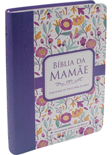 Bíblia Da Mamãe Almeida Revista E Atualizada - Luxo Lilás