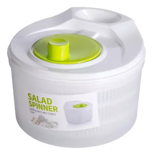 Ensaladera Grande Y Lavador De Verduras 5 Litros