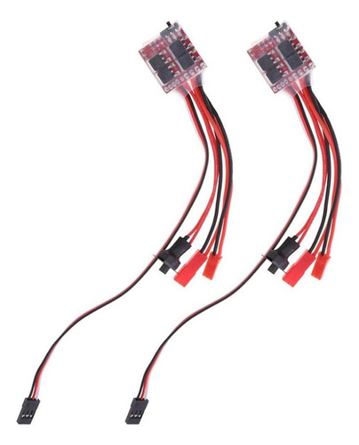 Controlador Rc Cepillado De 2 Piezas 20a Esc Para 1/16 1/18