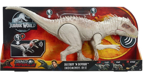 Jurassic World Indominus Rex Con Luces Y Sonidos Realistas