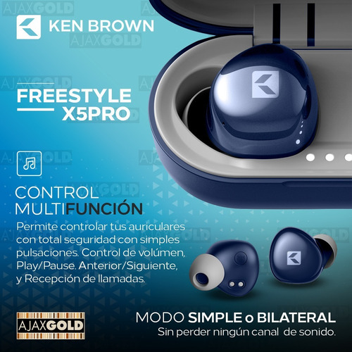 Imagen 2 de 9 de Auriculares Inalámbricos Bluetooth 5.1 Tactil In Ear Tws Hd