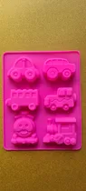 Comprar Molde Silicona Velas, Jabones Y Repostería. Tren Y Carrito.