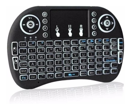 Mini Teclado Inalámbrico Airmouse Android Smart Tv Iluminado