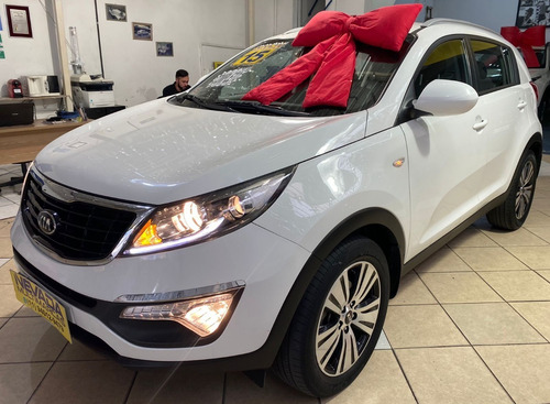 Imagem 3 de 15 de Kia Sportage 2015 2.0 Flex Lx Completa Automática Branca
