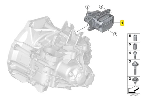Soporte Transmision Automatica Mini F56 Jcw Motor B48 2013