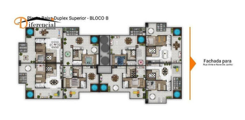 Imagem 11 de 30 de Cobertura À Venda, 197 M² Por R$ 1.557.724,60 - Bacacheri - Curitiba/pr - Co0208