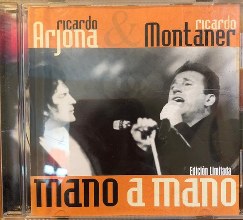 Ricardo Arjona & Ricardo Montaner - Mano A Mano. Cd, Comp.