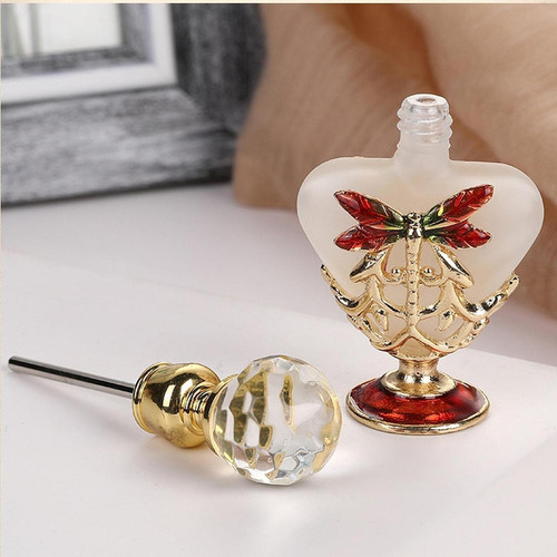 Frasco De Perfume Decorativo Extravagante Vermelho