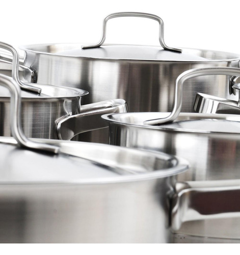 Fondo C/tapa Acero Inox 12lt. 25*25 Cm. Fondo Difusor