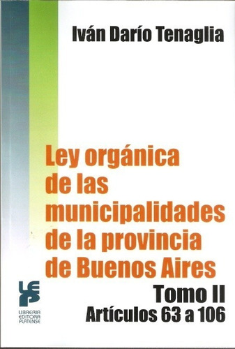 Ley Organica De Las Municipalidades De La Provincia De Bs As