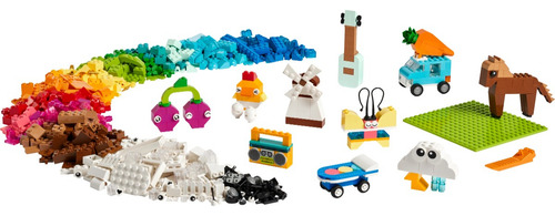Lego Classic, caja de piezas creativas vibrantes, 11038, número de piezas 850