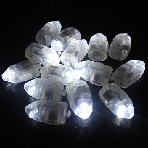 Luz Led Blanca Para Globos O Decorar Centro Mesa X 5 Unid  