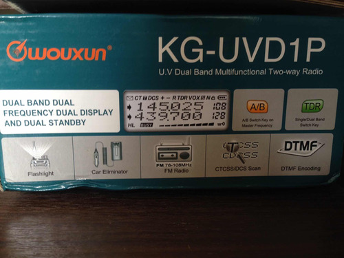 Radio Wouxon Muntibanda Mod Kg-uvd1p