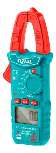 Pinza Amperimétrica Profesional Total Tools Tmt42002