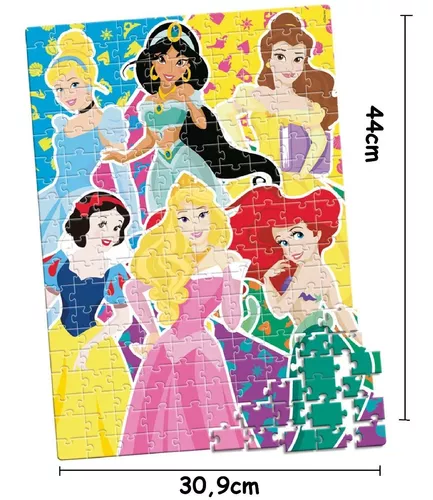 Livro Quebra-Cabeça - Princesas Disney - Culturama - MP Brinquedos