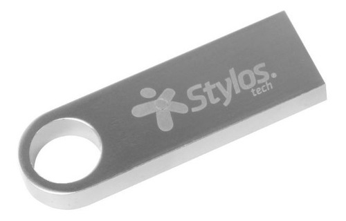 Kit 10 Memoria Usb Stylos Tech St100 16gb 2.0 Plateado Color Plateado