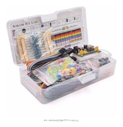 Imagen 3 de 7 de Kit Electrónica Protoboard 830pts Resistor Capacitor Etc