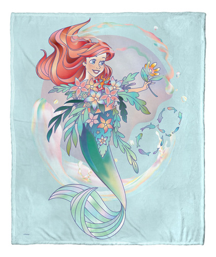 Northwest Manta Little Mermaid/ariel Silk Touch, 50 X 60 Pul