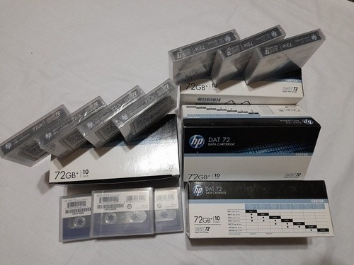 10 Hp Dat 72gb Data Tape C8010a Cartucho De Datos Memoria