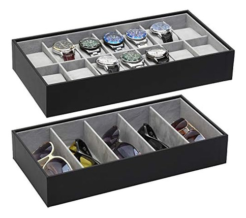 Magic Stackable Trays Closet Dresser Drawer Organizer F...