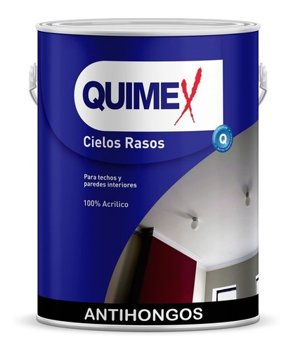 Latex Acrilico Interior Cielo Rasos 4 Litros Quimex