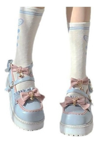 Zapatos De Plataforma Mary Jane Lolita Lindo Lazo Chica 2022