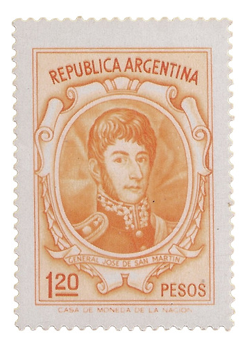 Argentina - Sello Próceres Ill - Año 1970 - Gj 1537
