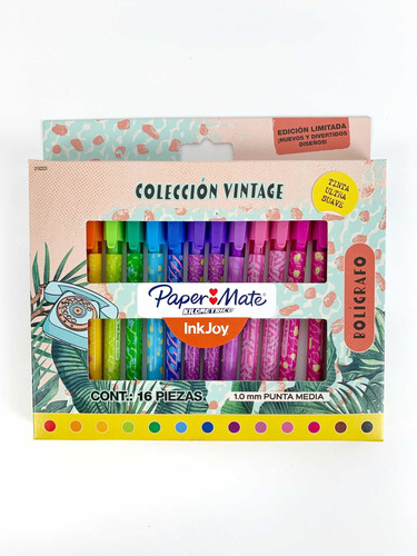 Bolígrafos Paper Mate Ink Joy Colección Vintage 16