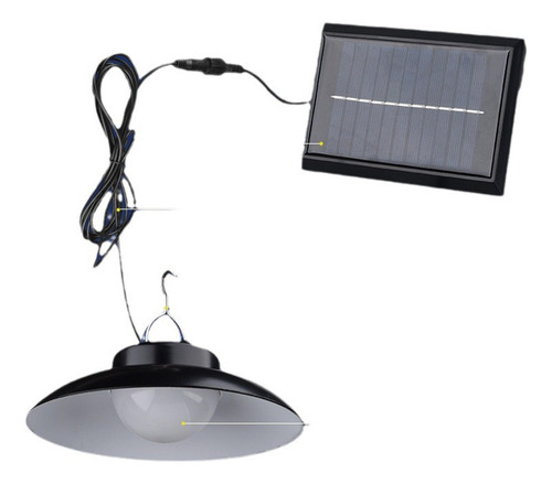 Lámpara Colgante Solar Luces Solares Impermeables Para Cober