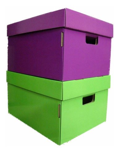 Caja Archivo Reforzada 42x32x25 Americana Color X6unidades