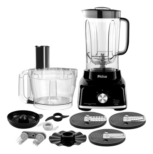 Multiprocessador Philco 1700w 9 Em 1 Com Batedeira