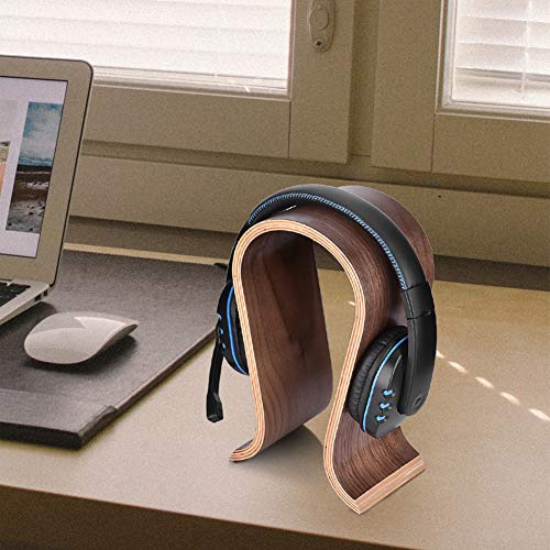 Percha Auriculares, Soporte De Madera Forma De U - Esta...