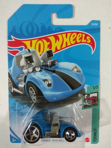 Hot Wheels Tooned Twin Mill 1/5 Azul Fa1