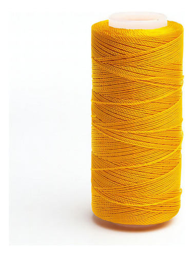 Caja 6 Pzs Hilo Crochet Nylon Sedificado Selanusa Color Amarillo Canario