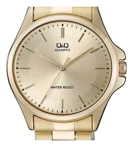 Reloj Para Unisex Q&q Qa06j010y Dorado