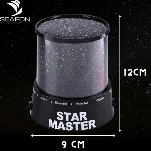 Lampara Led Colores Proyector De Estrellas Luz De Estrellas