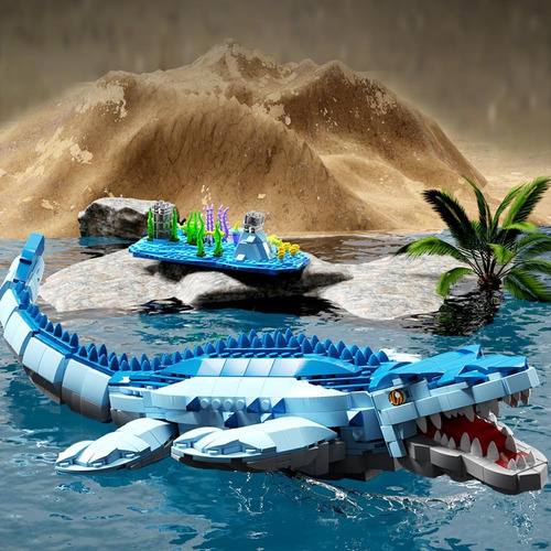 Mesiondy Juego De Bloques De Construcción De Dinosaurios, Ju
