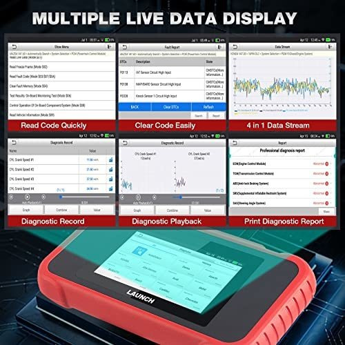 Imagen 8 de 9 de Escanner De Auto Launch Crp123e Obd2 Diagnosis