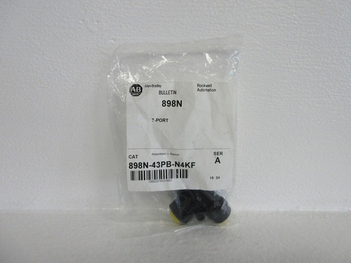 Allen Bradley 898-43pb-n4kf Ser. A New 4 Pin T-port 8984 Ssd