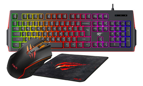 Combo Gamer Teclado, Mouse Y Pad Gd 2