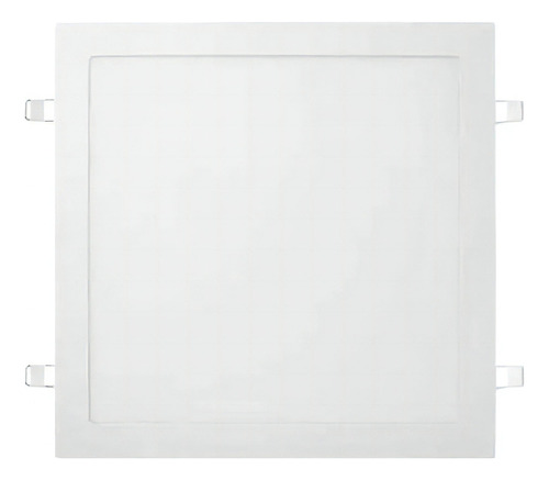 Painel Led Quadrado De Embutir 24w Fortled Cor Branco 110v/220v